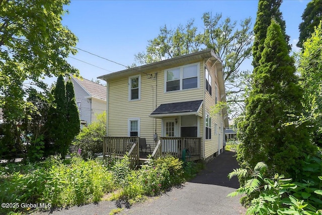 1280 Dean St, Niskayuna, NY 12309 - view of front of property with a deck