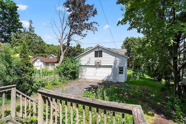 1280 Dean St, Niskayuna, NY 12309 - view of yard with a garage and an outdoor structure