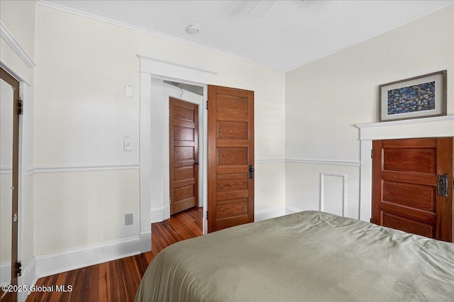 1280 Dean St, Niskayuna, NY 12309 - bedroom featuring wood finished floors and ornamental molding