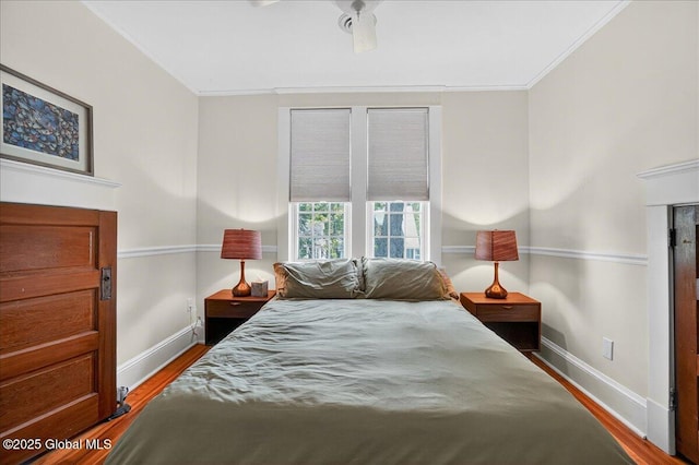 1280 Dean St, Niskayuna, NY 12309 - bedroom featuring wood finished floors and crown molding