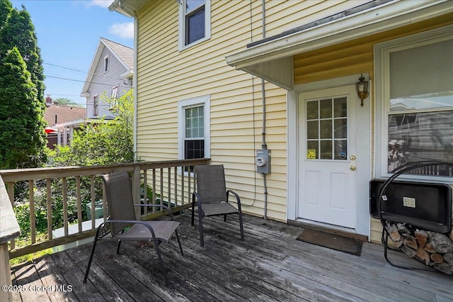 1280 Dean St, Niskayuna, NY 12309 - view of wooden deck