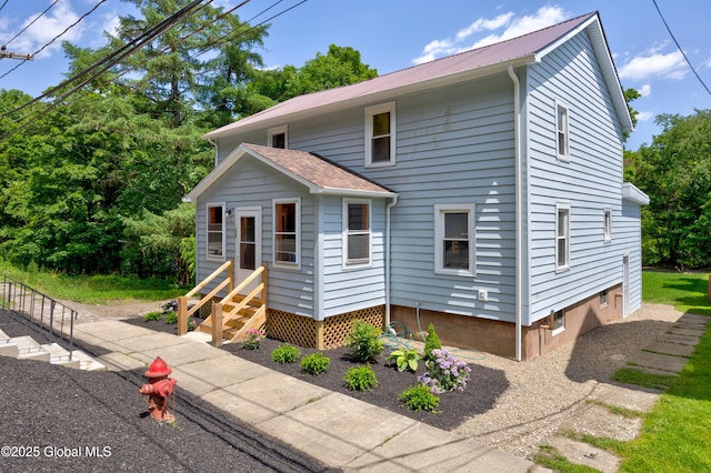 28 Gates Ave, Victory, NY 12871 - view of front of house featuring entry steps