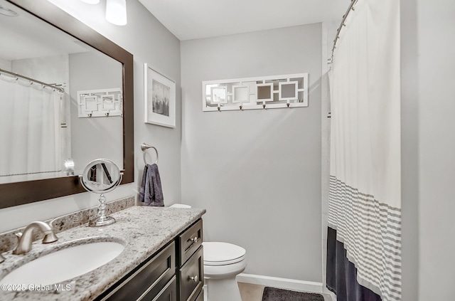 183 Cedarview Ln, Colonie, NY 12189 - full bath with vanity, tile patterned flooring, and a shower with curtain