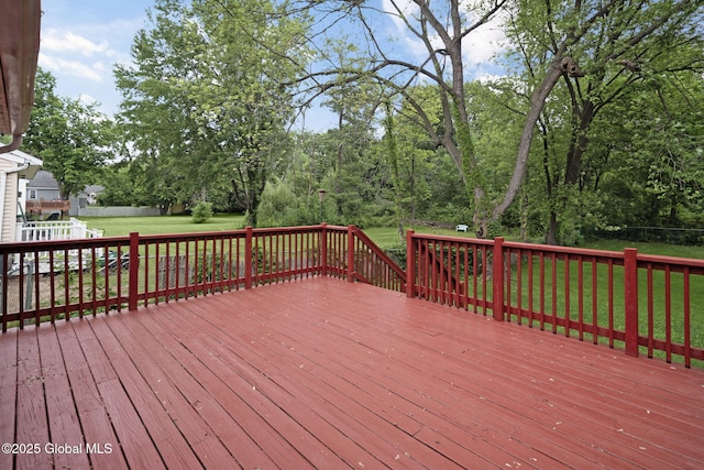 311 Old Loudon Rd, Colonie, NY 12110 - deck featuring a yard