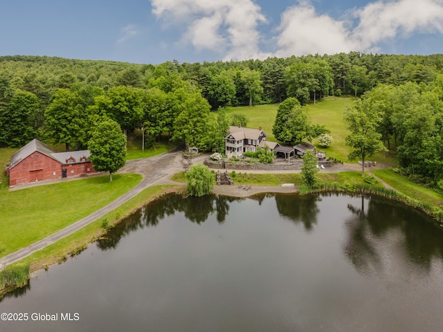 88 Mac Brown Rd, Claverack, NY 12513 - aerial view of property and surrounding area with a nearby body of water