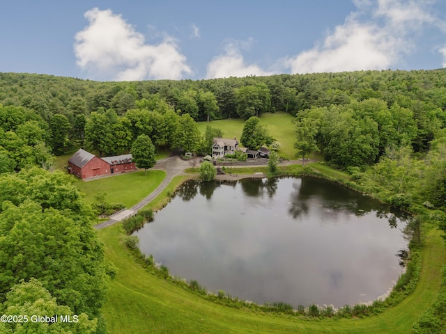 88 Mac Brown Rd, Claverack, NY 12513 - aerial view of property and surrounding area featuring a heavily wooded area