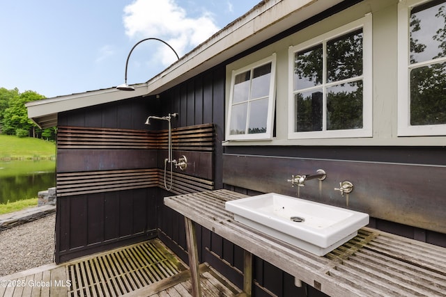 88 Mac Brown Rd, Claverack, NY 12513 - detailed view of a sink and nearby water