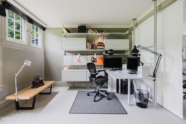 88 Mac Brown Rd, Claverack, NY 12513 - office area with crown molding
