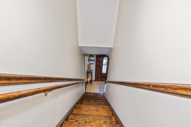 2 Eddy Ln, East Greenbush, NY 12144 - stairway featuring wood finished floors