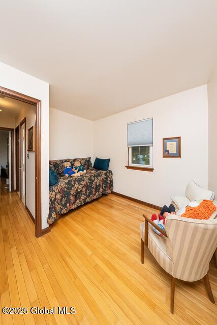 2 Eddy Ln, East Greenbush, NY 12144 - bedroom featuring light wood finished floors and baseboards