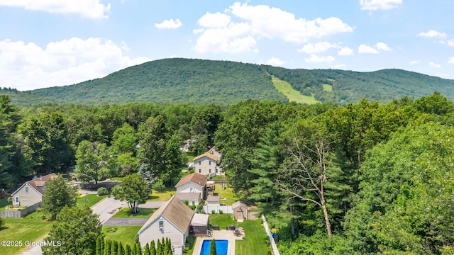 25 Mockingbird Ln, Queensbury, NY 12804 - view of mountain backdrop featuring a heavily wooded area