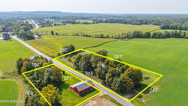 359 Wall St, Northumberland, NY 12871 - view of rural area with property parcel outlined