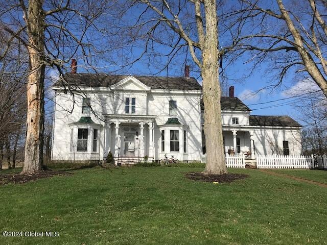 359 Wall St, Northumberland, NY 12871 - view of front of house featuring a chimney