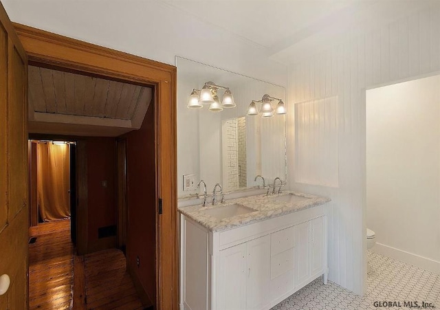 359 Wall St, Northumberland, NY 12871 - full bath with double vanity and toilet