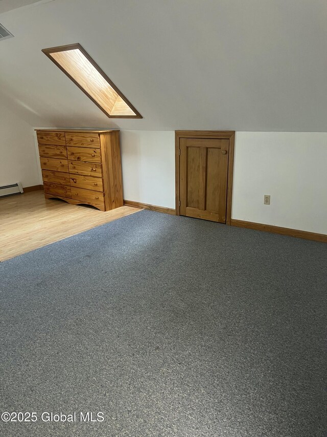 336 State Route 29, Greenwich, NY 12834 - bonus room featuring lofted ceiling, a skylight, and carpet