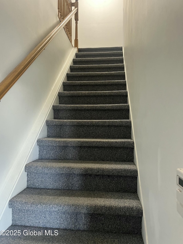 336 State Route 29, Greenwich, NY 12834 - stairs featuring carpet and baseboards