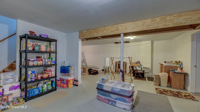 88 County Route 26a, Stuyvesant, NY 12173 - finished basement with stairway and a baseboard heating unit