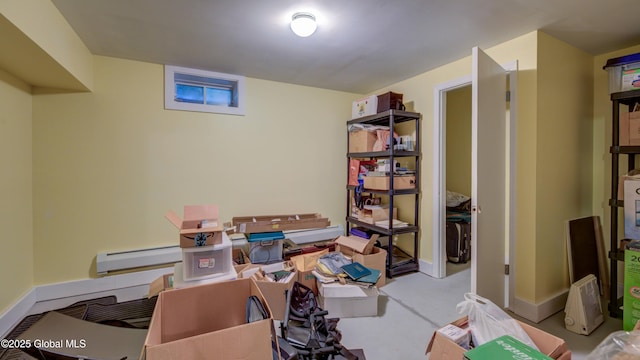 88 County Route 26a, Stuyvesant, NY 12173 - carpeted office space featuring baseboard heating and baseboards
