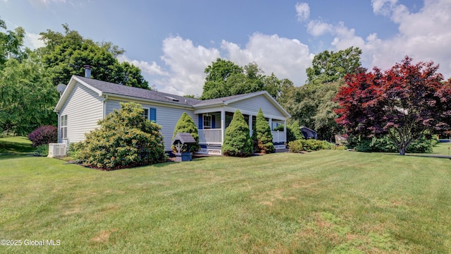 88 County Route 26a, Stuyvesant, NY 12173 - back of house with a porch and a lawn