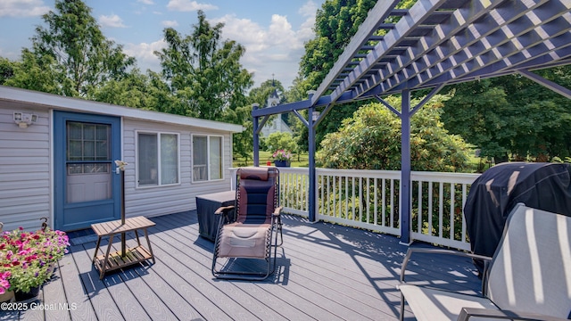 88 County Route 26a, Stuyvesant, NY 12173 - wooden deck featuring grilling area