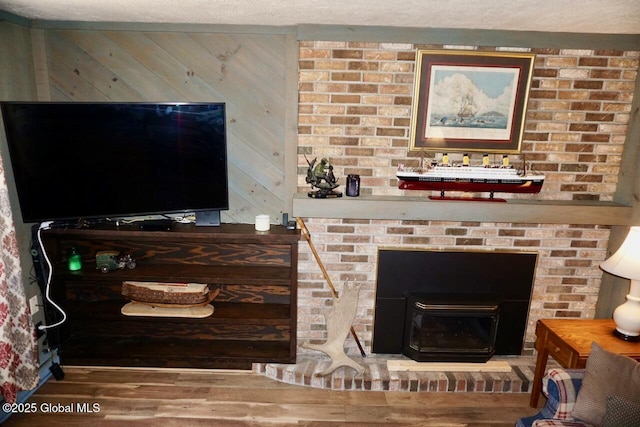 469 Military Rd, Edinburg, NY 12134 - living area featuring wood finished floors