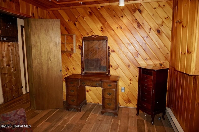 469 Military Rd, Edinburg, NY 12134 - unfurnished office featuring wooden walls and wood-type flooring