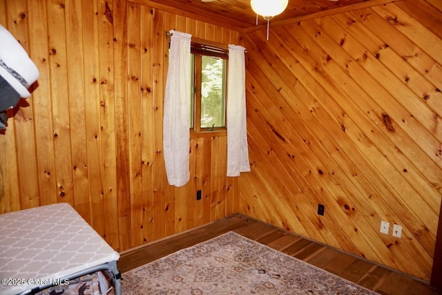 469 Military Rd, Edinburg, NY 12134 - detailed view of wood finished floors and wood walls