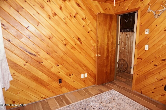 469 Military Rd, Edinburg, NY 12134 - detailed view of wood finished floors and wood walls