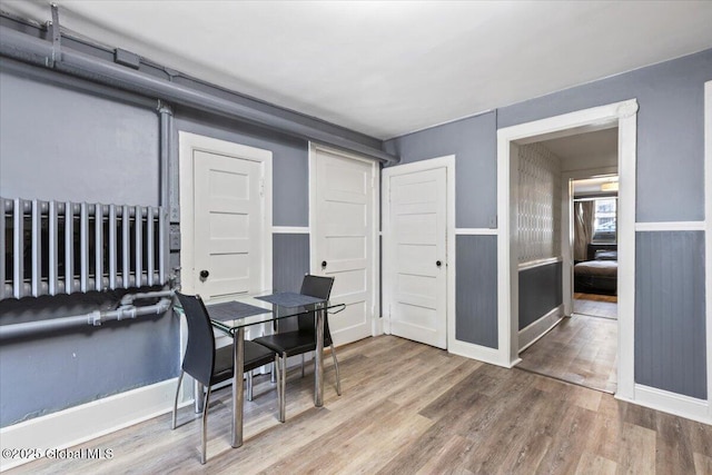 218 Lancaster St, Albany, NY 12210 - office area featuring wood finished floors and baseboards
