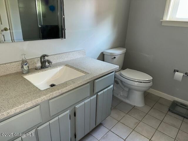 12 Bain Dr, Bethlehem, NY 12054 - bathroom with tile patterned floors and vanity