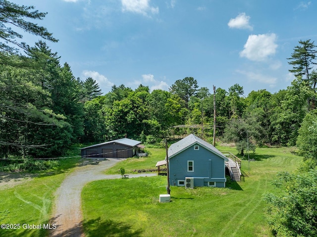 64 Coon Ln, Salem, NY 12865 - aerial view of property and surrounding area with a forest
