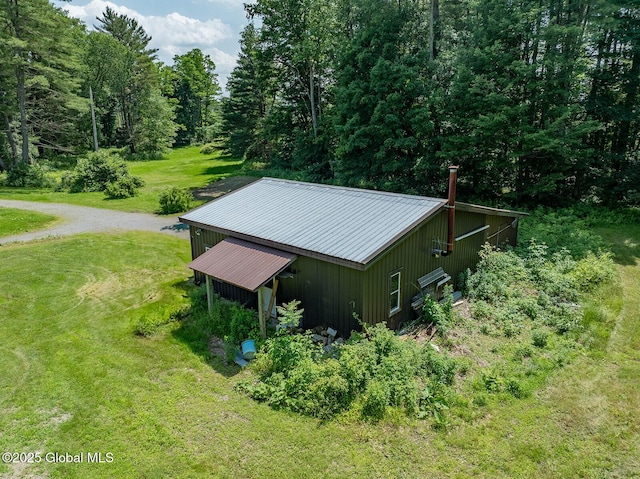 64 Coon Ln, Salem, NY 12865 - view of subject property with a heavily wooded area