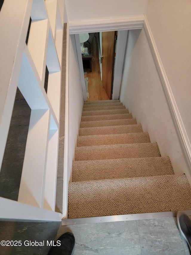 1045 Wallace Ave, Rotterdam, NY 12306 - staircase with wood finished floors