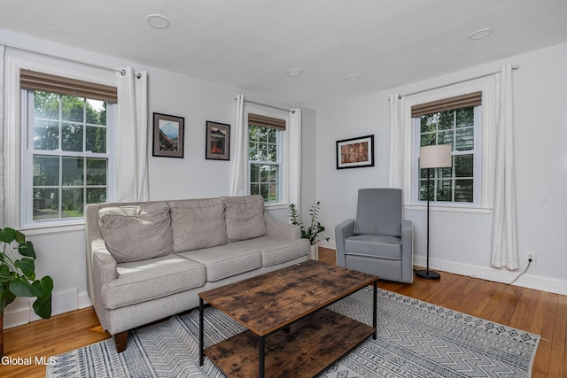 30 Crannell Ave, Bethlehem, NY 12054 - living area with wood finished floors and plenty of natural light