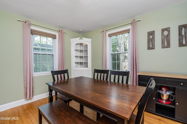 30 Crannell Ave, Bethlehem, NY 12054 - dining space featuring light wood-style flooring and baseboards