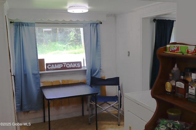 103 Seven Oaks Rd, Caroga, NY 12032 - home office featuring crown molding