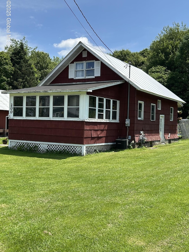 200 State Route 29a, Salisbury, NY 13454 - back of property featuring a lawn