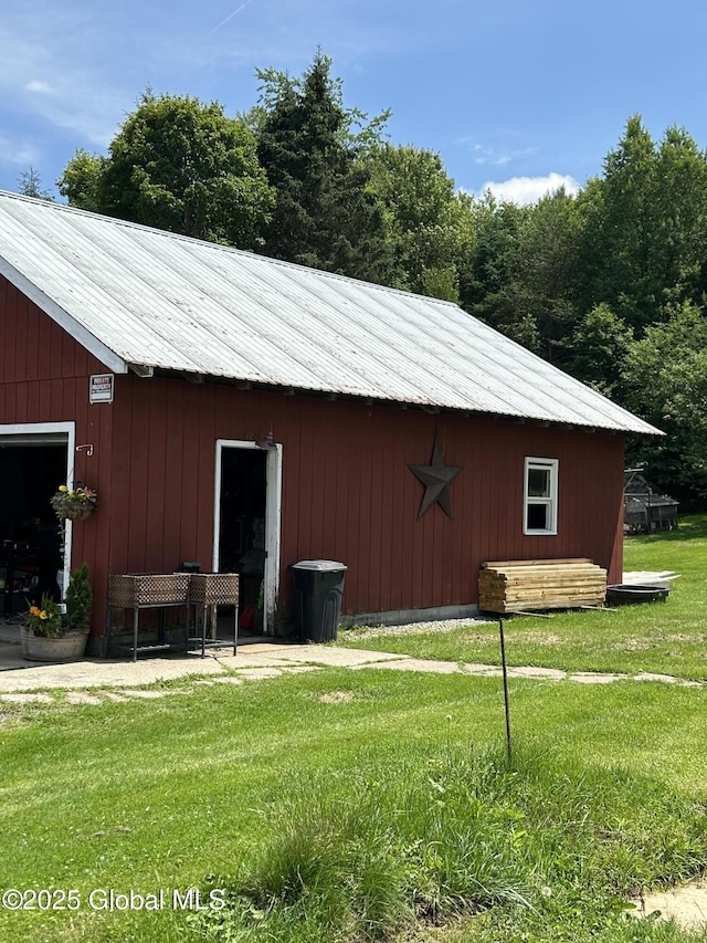 200 State Route 29a, Salisbury, NY 13454 - view of pole building with a lawn