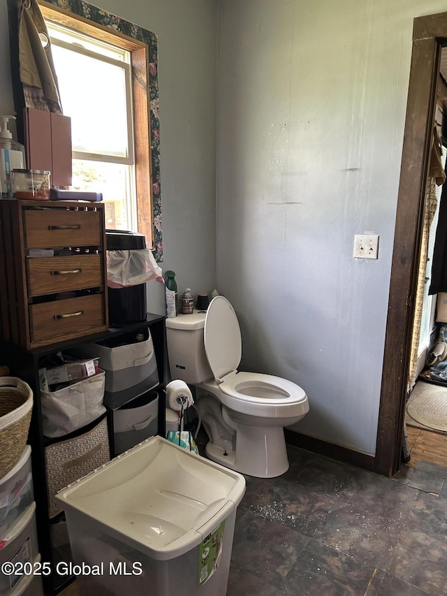 200 State Route 29a, Salisbury, NY 13454 - bathroom featuring toilet and stone finish floors