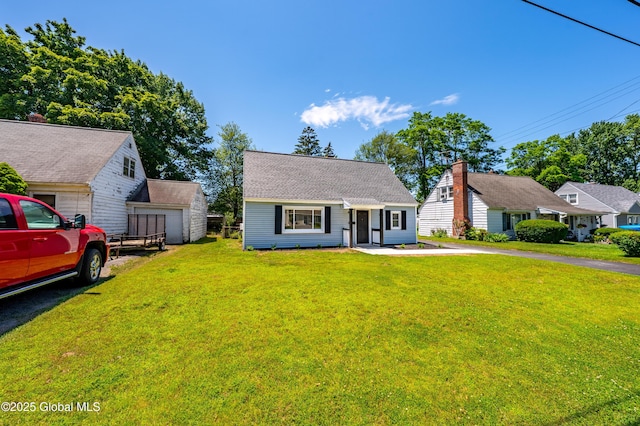 2095 Fiero Ave, Rotterdam, NY 12303 - cape cod house with a front lawn and driveway
