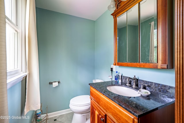 973 Avon Crest Blvd, Niskayuna, NY 12309 - bathroom featuring vanity, plenty of natural light, and tile patterned flooring