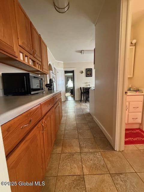 527 Pawling Ave, Troy, NY 12180 - hall featuring light tile patterned floors
