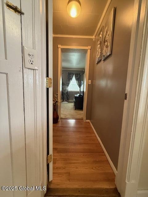 527 Pawling Ave, Troy, NY 12180 - corridor with wood finished floors