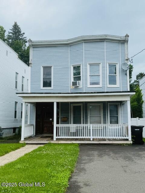 527 Pawling Ave, Troy, NY 12180 - view of front of property featuring a porch
