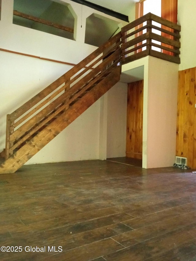 3190 State Highway 10, Johnstown, NY 12095 - staircase with wood finished floors and a high ceiling
