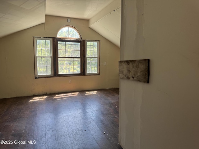 3190 State Highway 10, Johnstown, NY 12095 - additional living space featuring wood-type flooring and vaulted ceiling