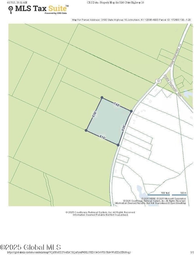 3190 State Highway 10, Johnstown, NY 12095 - map / location of property area
