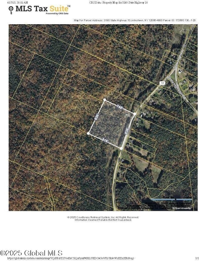 3190 State Highway 10, Johnstown, NY 12095 - aerial overview of property's location