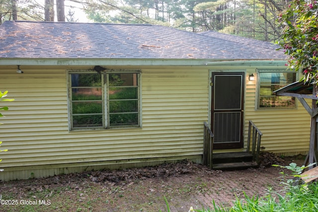 1072 Honey Hollow Rd, New Baltimore, NY 12058 - view of front of house with a shingled roof and entry steps