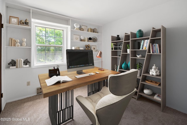 257 Lake Rd, Cobleskill, NY 12043 - home office featuring carpet floors